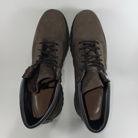 Red Wing Comp Toe Work Boots Mens Size 13 Brown Suede Vibram Lugged Sole 209 - Picture 8 of 11